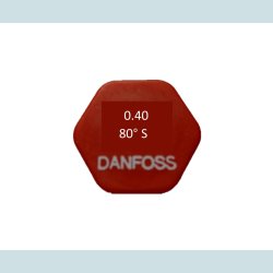 Danfoss Dyse 0.40 gal/h, 1.46 kg/h, 80 , S