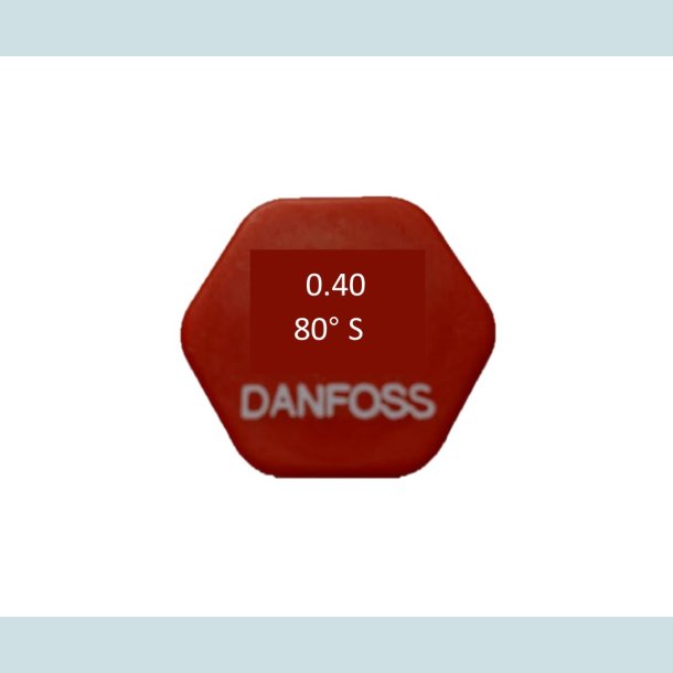 Danfoss Dyse 0.40 gal/h, 1.46 kg/h, 80 , S