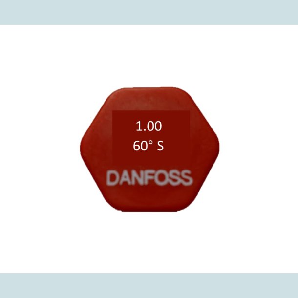 Danfoss Dyse 1.00 gal/h, 3.72 kg/h, 60 , S