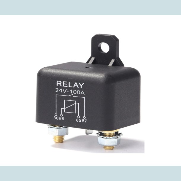 Rel, 24V-200A, Hjtydende rel.