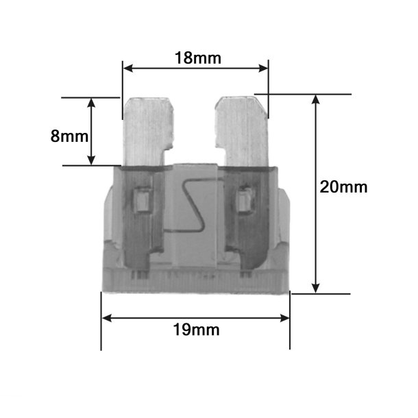 Flad Sikring, 5A, Standard