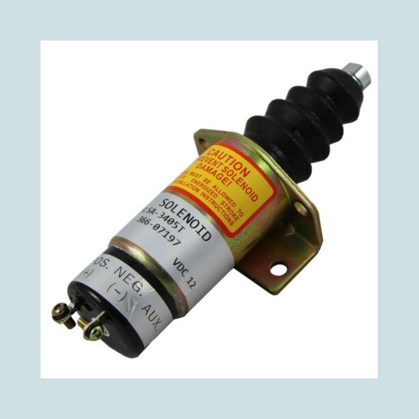 Stopspole Diesel, 12V, 1502  m/Skrue Terminal