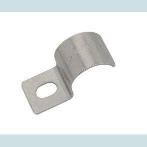 Kabel-Bjle, Rustfri, til 1 skrue, 12 MM