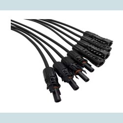 MC4 Solar Y stik, 4 til 1   han/hun, vandtt, IP68  30A