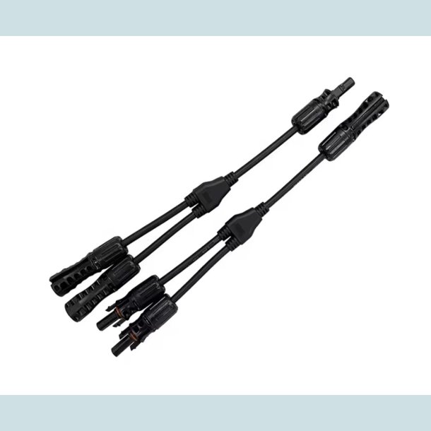 MC4 Solar Y stik, 2 til 1  han/hun, vandtt, IP68  30A