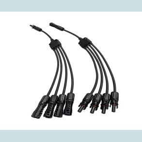 MC4 Solar Y stik, 4 til 1   han/hun, vandtt, IP68  30A