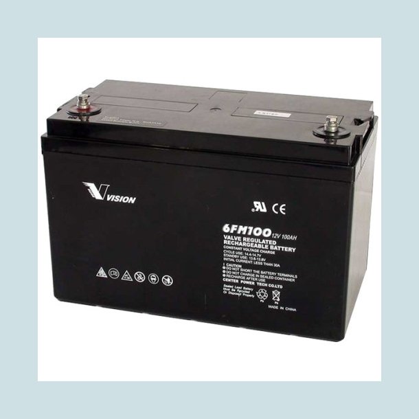 Vision FM-Serien AGM 12V 100Ah.