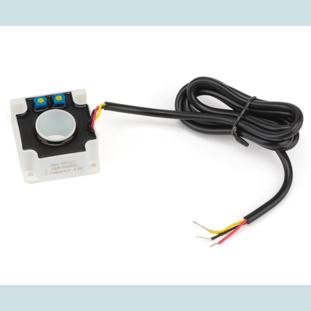 Amperemeter 9-32 V, 52 mm. Hvid/S�lv  ECMS