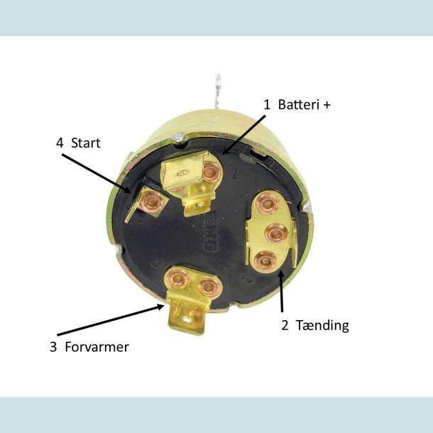 Start Kontakt, Med Forvarmer og 2 ngler, 16 mm.