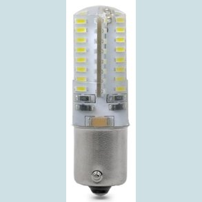 BA15S, 5W-3000K  12/24V, Varmt Lys