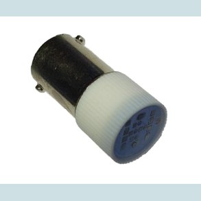 LED-lampe, BA9s, 24V, Bl