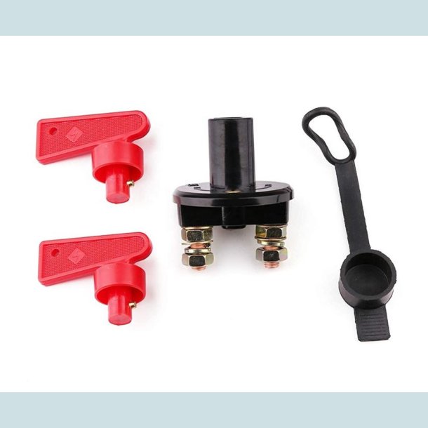 Batteriafbryder, med 2 ngler