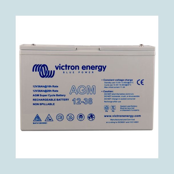 Victron AGM Super Cycle 12V 38Ah.