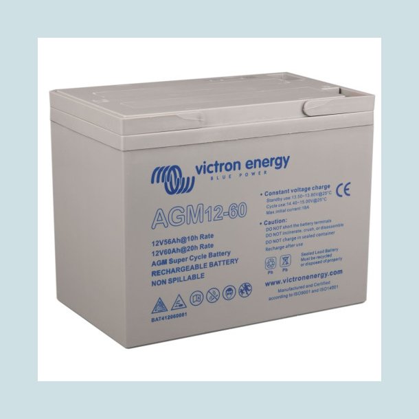 Victron AGM Super Cycle 12V 60Ah.