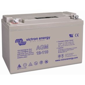 Victron AGM Deep Cycle 12V 110Ah.