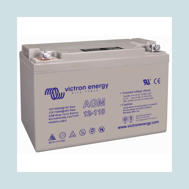 Victron AGM Deep Cycle 12V 110Ah.