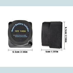 Skillerel / Smart Batteri Isolator / Combiner. 12V - 140A