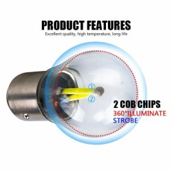 BAY15D P21/5W, 12V, Hvidt Lys   *7