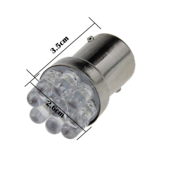 BAY15D P21/5W, 12V, Hvidt Lys   *11