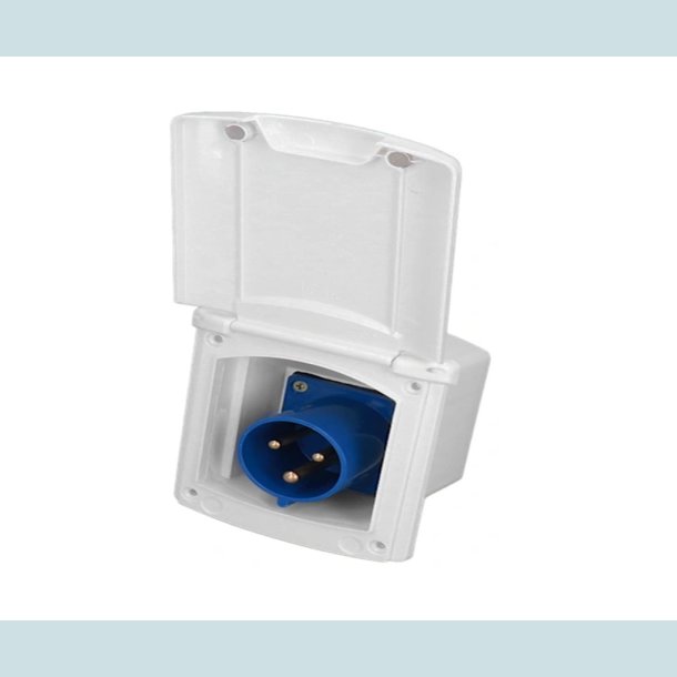 CEE Indbygningsstikd�se, 16A, 2+J, 230V  IP44