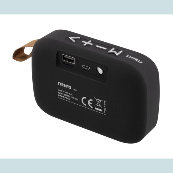 Brbar BT-hjttaler med TWS og FM-radio,