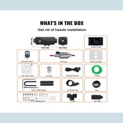 Vevor 8KW 12V Diesel-Luftvarmer