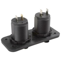 Cigarstik Dobelt M/ 1 USB,12V Stnktt