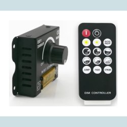 Lys Dmper, 12-24V, 30A, Med fjernbetjening