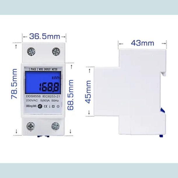 Bi-M�ler, Elm�ler. 1 faset 230V - 60A