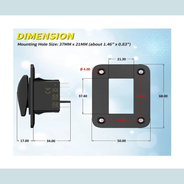 Lnse Kontakt 12/24V, Vandtt