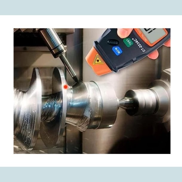 Digital Laser Omdrejningstller / Tachometer