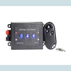 Lys Dmper, 12-24V, 8A, Med fjernbetjening