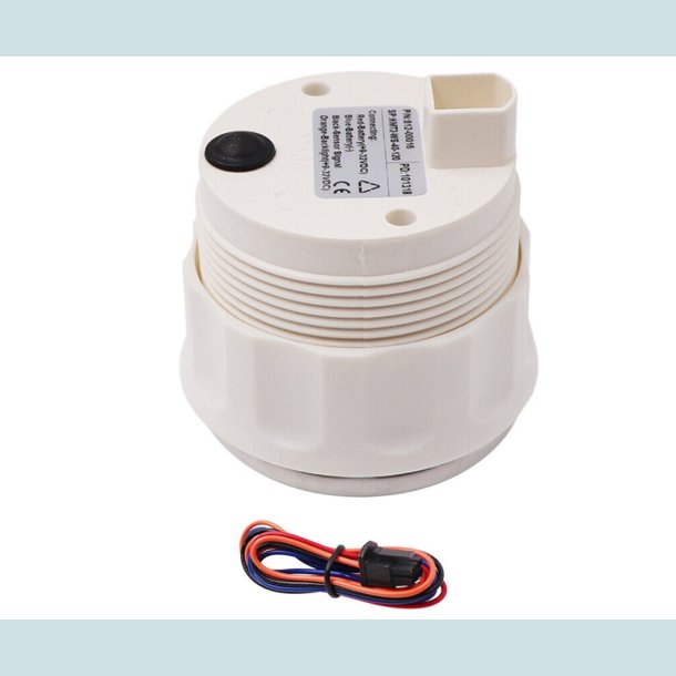 Rorviser / Ruder  9 -32 V, 52 mm. Sort/Sort,  ECMS