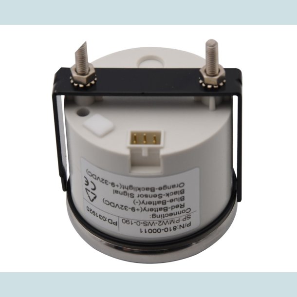 4 Led alarm  9 -32 V, 52 mm. Sort/Sort,