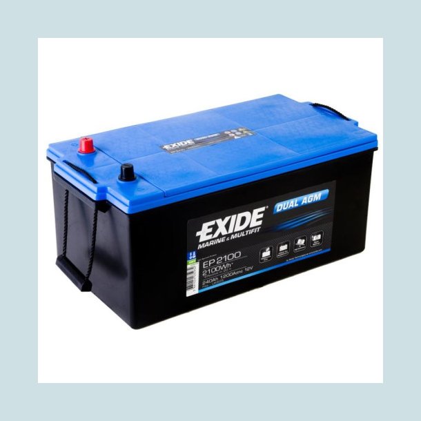 Exide Marine Dual  AGM 12V 240Ah.