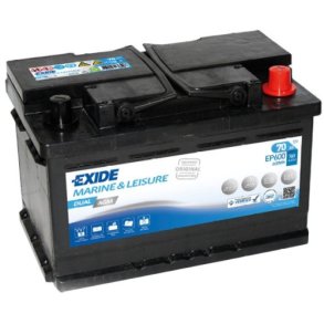 Exide Marine Dual  AGM 12V 70Ah.