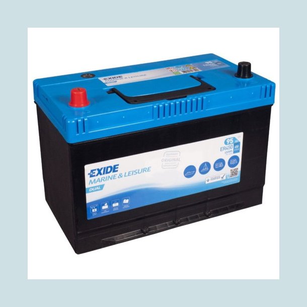 Exide Marine Dual 12V 95Ah.