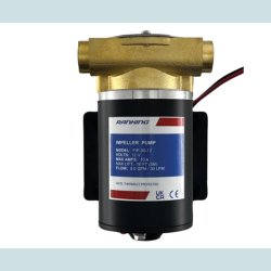 Lnse/Spule Pumpe 1.800 L/Timen. 12V  Impeller