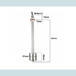 Flyder Kontakt, 85mm. Rustfri