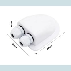 Kabelgennemfring 2 kabler IP68