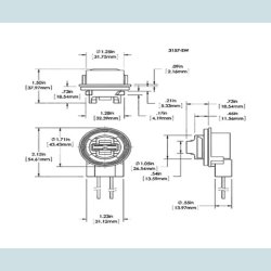P27W, Fatning / Stik. 3156