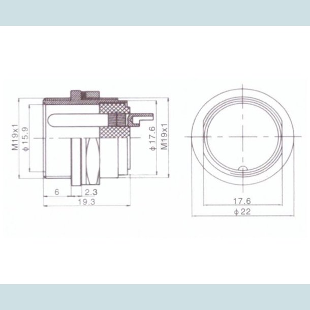 GX20, 12 Pins, Han Stik RS765