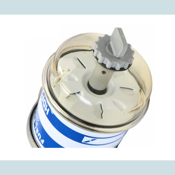 Diesel filterhus med Glas/Vandaftapning. Enkelt