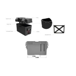 NOCO HM318 Batterikasse 356X180X244 Stor