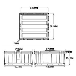 NOCO HM485 Batterikasse 533X584X269