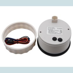 Omdrejningstller 9-32V, 85 mm. 0-4000 Rpm. Sort/Sort  ECMS