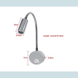 LED l�selampe / k�je lampe  Svanehals 12V/24V