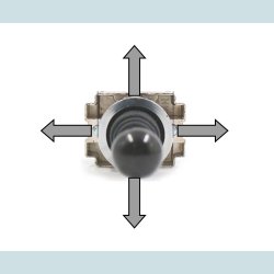 Joystick, 4-vejs, KB2, XD2