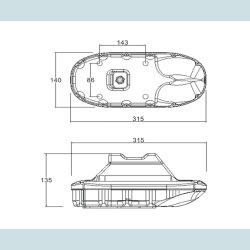 ONWA KA-SC20 Electronic Kompas. Med GPS Modul