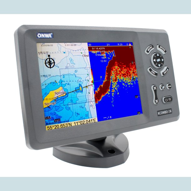 ONWA  Kortplotter 7" Med Ekkolod & AIS Transponder